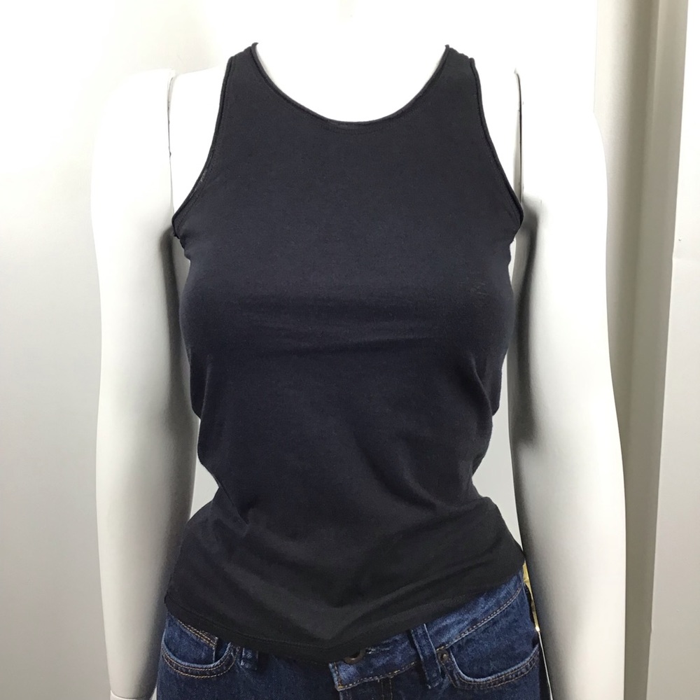 Alternative Apparel black vintage soft racerback tank top New